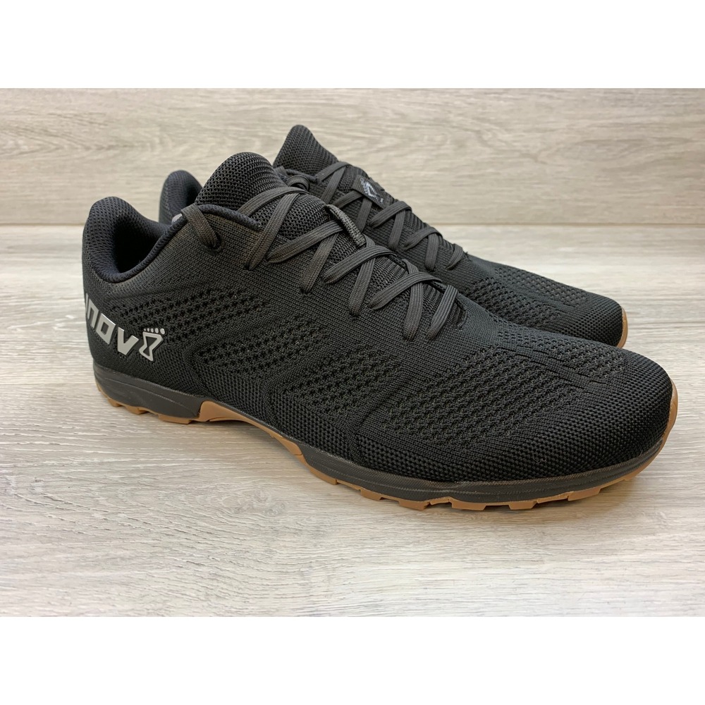 Inov-8 F-Lite 245 Men's 13 Training Shoes Black Knit Sneakers Athletic Shoes